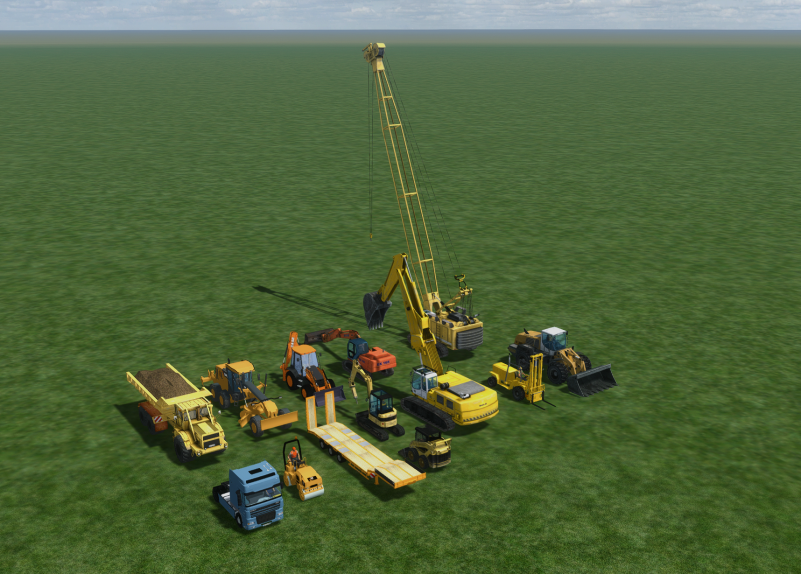 Pack de véhicules de travaux