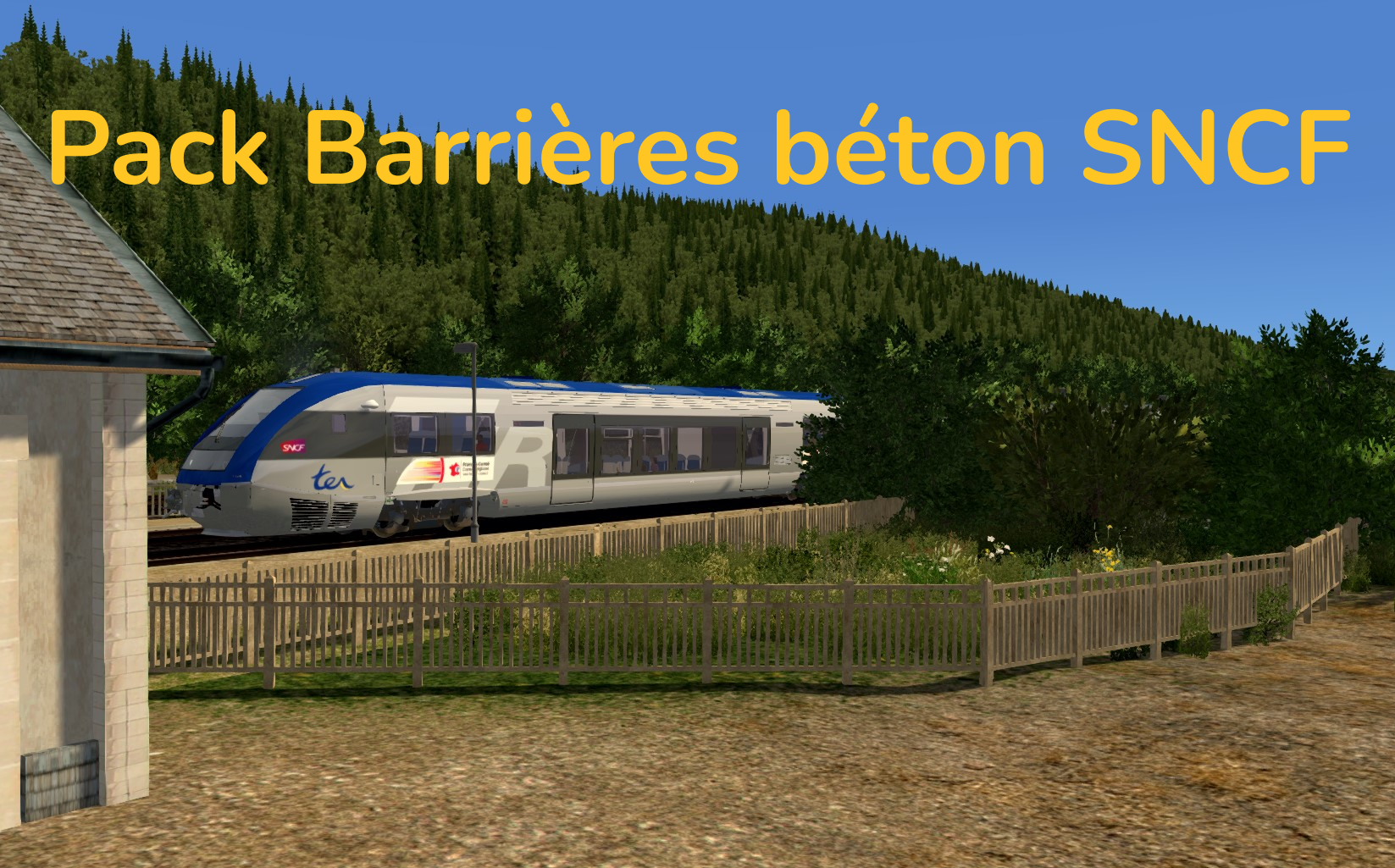 Barrières béton SNCF