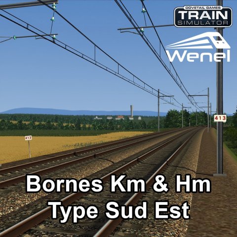 Bornes Kilométriques et Hectométriques SNCF, Type Sud Est